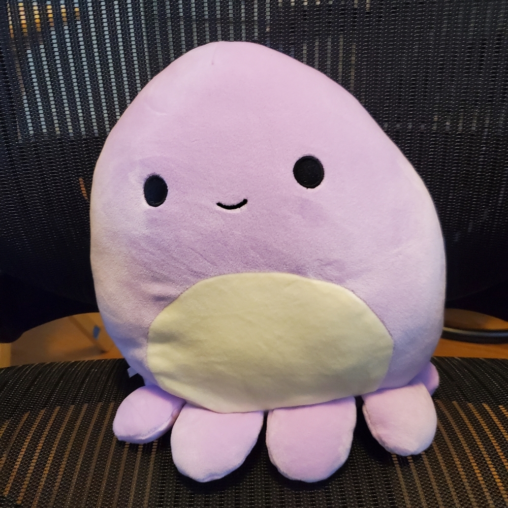NWOT Squishmallow 11" Octopus - Lilac
